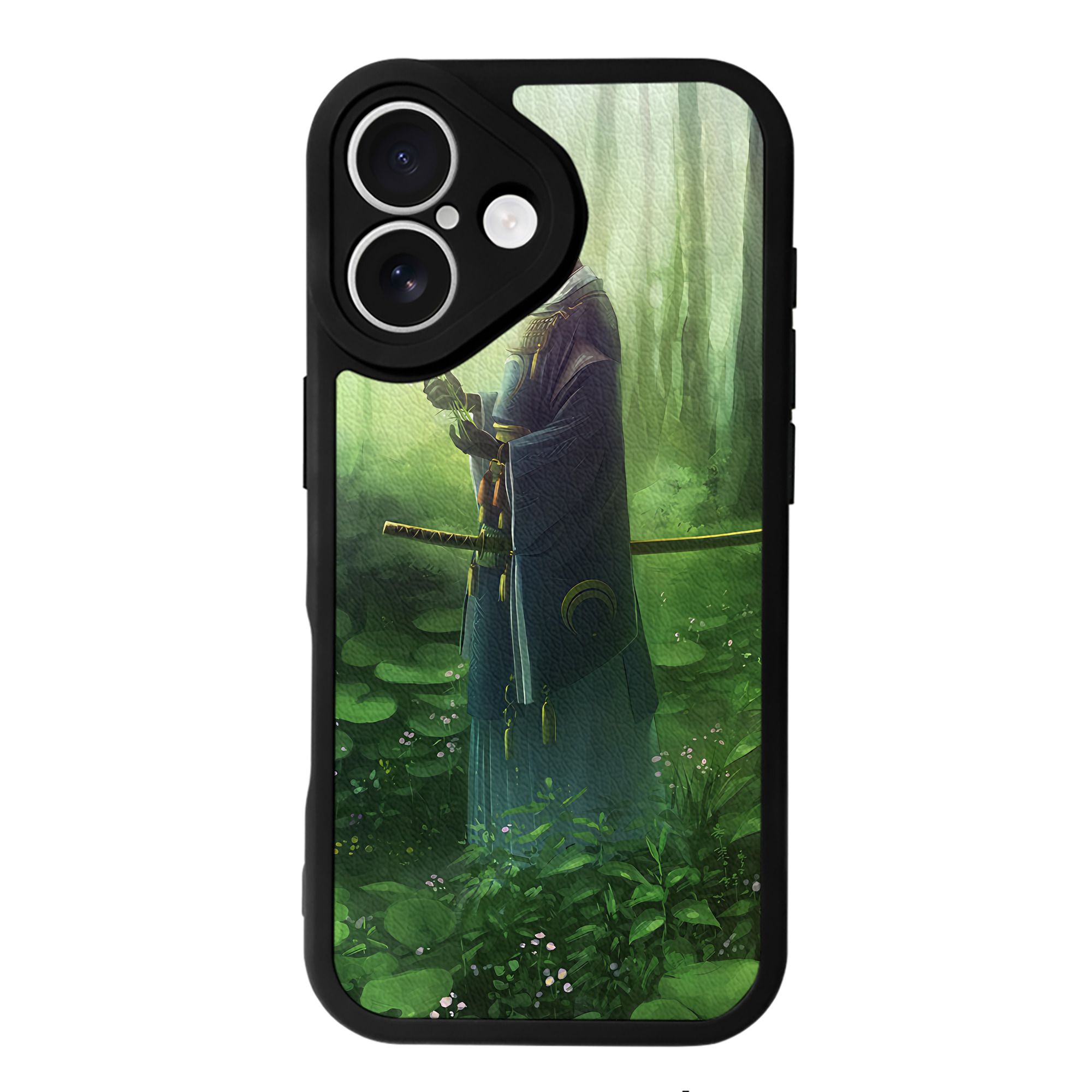 （画像用） 刀剣乱舞 Touken Ranbu 【iPhone 16シリーズ対応】シリコンスマホケース（レザー調） 材質：シリコン